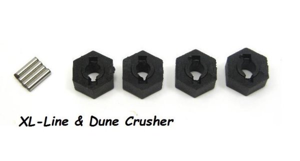 DF Models 6115 | Radmitnehmer (4) XL + Crusher