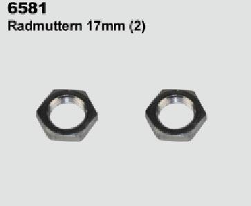 DF Models 6581 | Radmuttern 17mm (2)