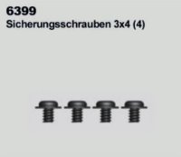 DF Models 6399 Schneidschrauben mit Scheibe 3x4 (4)