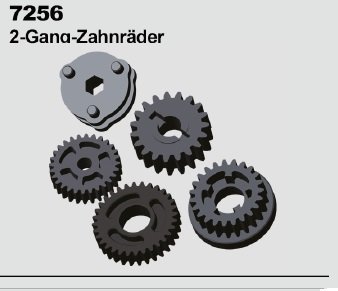 2-Gang-Zahnräder DF Models 7256, 6,30 €