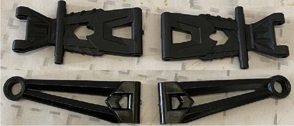 Querlenker je 2x vorne oben + unten,