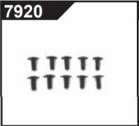 Tellerkopfschrauben M2,5x6x6 (10)