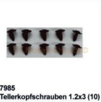DF Models 7985 Tellerkopfschrauben 1,2x3  (10)