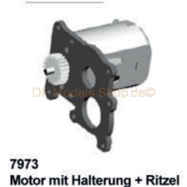 DF Models 7973 Motor mit Ritzel und Halterung