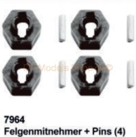 DF Models 7964 Felgenmitnehmer + Pins  (4)