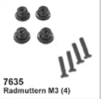 DF Models 7635 Radschrauben/ - Muttern (4) zu 3158/3160...