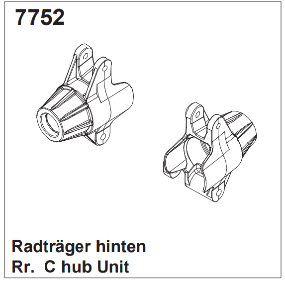 Radträger hinten