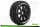 Louise RC - B-UPHILL - 1-8 Buggy --Inhalt: 2 Reifen-- Fertig Verklebt - Soft - Speichenfelgen Schwarz - Hex 17mm - L-T3271SB