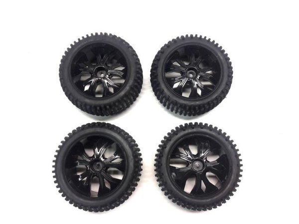 DF Models 6130 | Radsatz mit Kunststofffelgen schwarz (4)