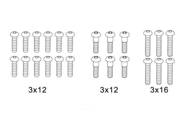 Rundkopfschrauben 1:8 Top Line