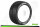 Louise RC - T-TURBO - 1-8 Truggy Komplettradsatz - Fertig Verklebt - Super Soft - Dish Felgen Weiss - 1/2"-Offset - Hex 17mm - L-T3112VWH