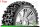 Louise RC - B-PIONEER - 1-8 Buggy Komplettradsatz - Fertig Verklebt - Soft - Speichenfelgen Schwarz-Chrom - Hex 17mm - L-T3130SBC