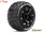 ST-HORNET 2.2 soft Reifen auf Felge schwarz (2) *J* TRX 1:16 v/h & Buggy 1:10 hi