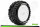 Louise RC - E-SPIDER - 1-10 Buggy Komplettradsatz - Fertig Verklebt - Soft - Dish Felgen Weiss - Hex 12mm - 4WD - Hinten - L-T3200SWKR