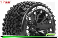 Louise RC - ST-HUMMER - 1-10 Stadium Truck --Inhalt: 2 Reifen-- Fertig Verklebt - Sport - Felgen 2.8 Schwarz - Hex 14mm - L-T3209SBM