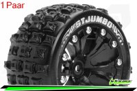 Louise RC - ST-JUMBO - 1-10 Stadium Truck --Inhalt: 2 Reifen-- Fertig Verklebt - Sport - Felgen 2.8 Schwarz - 0-Offset - Hex 12mm - L-T3210SB