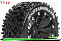 Louise RC - ST-UPHILL - 1-10 Stadium Truck --Inhalt: 2 Reifen-- Fertig Verklebt - Sport - Felgen 2.8 Schwarz - Hex 14mm - L-T3211SBM