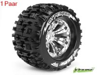 MT 3.8 PIONEER 1/8 Sport   Felge chrome (2) 17mm TRAXXAS,...