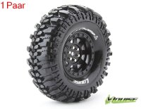 CR-CHAMP 1.9 supersoft   Felge schwarz (2) *J* 12mm Crawler LOUISE