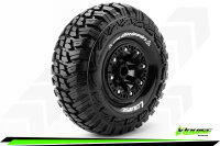 CR-GRIFFIN 2.2 supersoft   Felge schwarz (2) 12mm Crawler LOUISE