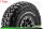 Louise RC - CR-GRIFFIN - 1-10 Crawler Komplettradsatz - Fertig Verklebt - Super Soft - Felgen 2.2 Schwarz-Chrom - Hex 12mm - L-T3235VBC