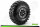Louise RC - CR-CHAMP - 1-10 Crawler Komplettradsatz - Fertig Verklebt - Super Soft - Felgen 2.2 Schwarz-Chrom - Hex 12mm - L-T3236VBC