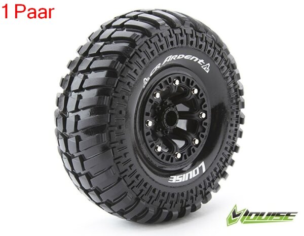 CR-ARDENT 2.2 supersoft   Felge schwarz (2) 12mm Crawler LOUISE