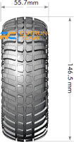 CR-ARDENT 2.2 supersoft   Felge schwarz (2) 12mm Crawler LOUISE