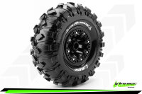 CR-ROWDY 2.2 supersoft   Felge schwarz (2) 12mm Crawler LOUISE
