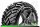 Louise RC - T-APOLLO - 1-8 Truggy Komplettradsatz - Fertig Verklebt - Soft - Speichenfelgen Schwarz-Chrom - 0-Offset - Hex 17mm - L-T3252SBC