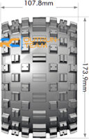 MT 3.8 ROCK 1/8 Sport   Felge chrome (2) 17mm TRAXXAS, HPI / 1/2 Offset / LOUISE