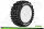 Louise RC - E-PIONEER - 1-10 Buggy Komplettradsatz - Fertig Verklebt - Soft - Dish Felgen Weiss - Hex 12mm - Hinten - L-T3278SWKR
