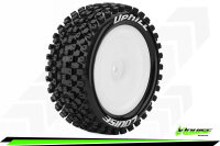 Louise RC - E-UPHILL - 1-10 Buggy --Inhalt: 2 Reifen-- Fertig Verklebt - Soft - Dish Felgen Weiss - Hex 12mm - Hinten - L-T3279SWKR