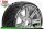 Louise RC - MFT - GT-TARMAC - 1-8 Buggy Komplettradsatz - Fertig Verklebt - Soft  - Speichenfelgen Schwarz-Chrom - Hex 17mm - L-T3285SBC