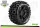 X-PiONEER Sport-Reifen   Felge schwarz (2) 24mm TRAXXAS X-MAXX / LOUISE MFT