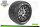 Louise RC - MFT - MT-ROCKET - 1-10 Monster Truck Komplettradsatz - Montiert - Sport - Bead-Lock 2.8 Felgen Schwarz-Chrom - 0-Offset - Hex 12mm  - L-T3307SBC