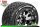 Louise RC - MFT - ST-ROCKET - 1-10 Monster Truck Komplettradsatz - Montiert - Sport - Bead-Lock 2.8 Felgen Schwarz-Chrom - 1/2-Offset - Hex 12mm  - L-T3311SBCH