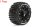 MFT ST-PIONEER Bead-Lock-Felge schwarz 1/2 Offset (2) 12mm 1/10 Stadium Truck 2,8 LOUISE