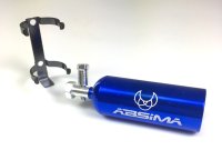 Aluminium Lachgas - Druckflasche blau / AB-2320076