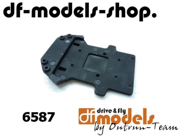 Chassis Platte vorne Basic Line DF-Models 6587 /