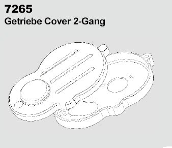 DF Models 7265 | Getriebe Cover 2-Gang