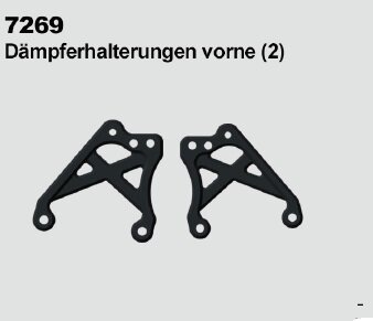 Dämpferhalterungen vorne (2)