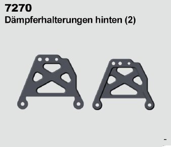 DF Models 7270 | Dämpferhalterungen hinten (2)