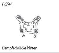 DF Models 6694 | Dämpferbrücke hinten M 1:8