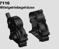 DF Models 7116 | Mittelgetriebe-Gehäuse
