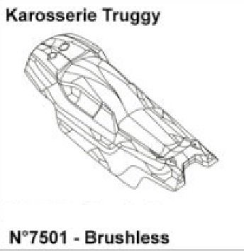 DF Models 7501 | Karosserie Destructor BL brushless