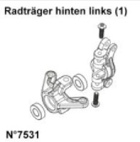 DF Models 7531 | Radträger hinten links (1)