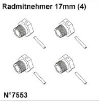 Radmitnehmer 17mm (4)