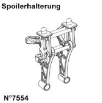 DF Models 7554 | Spoilerhalterung