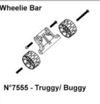 DF Models 7555 | Wheelie Bar Truggy / Buggy